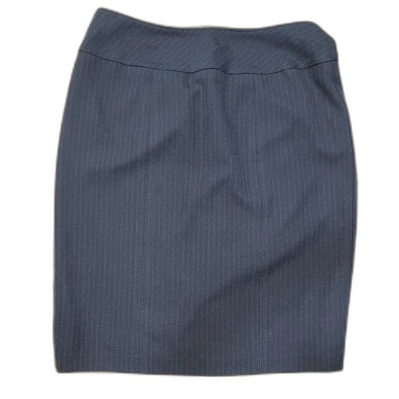 Worthington Navy Pinstripe Pencil Skirt | Size 6 - Picture 1 of 7